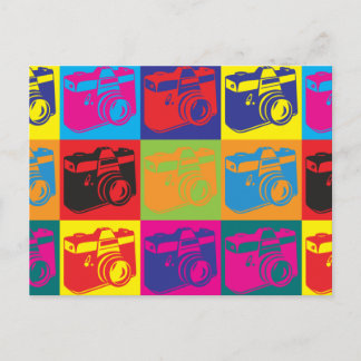 Photography Pop Art Postcard