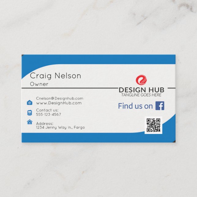 Photography professional business card (Front)