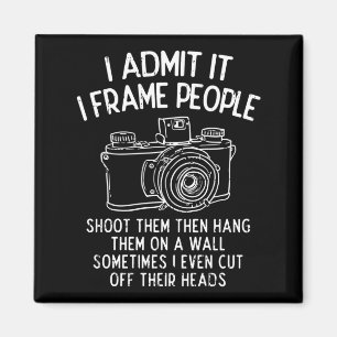 Photography quote horror scary halloween retro magnet