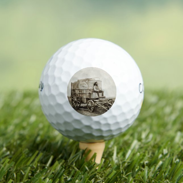 Photography Wagon of Roger Fenton Photo Realism Golf Balls (Insitu Tee)
