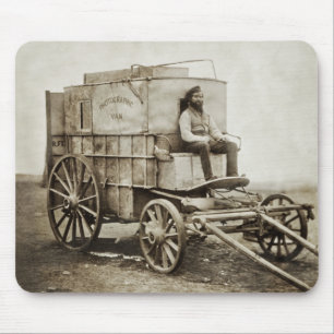 Photography Wagon of Roger Fenton Photo Realism Mouse Pad