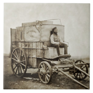 Photography Wagon of Roger Fenton Photo Realism Tile