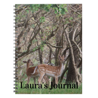 Photography Woodland Deer Personalized Notebook