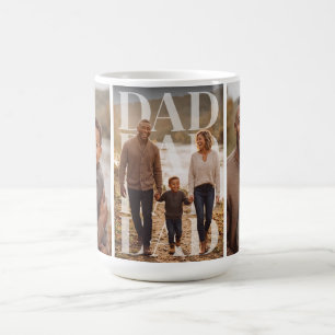 PhotoPop Dad 3 Photo Family Collage Coffee Mug