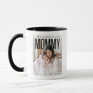 PhotoPop Mommy Est Custom Year Photo Mug