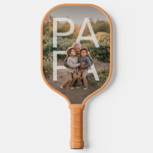 PhotoPop Papa Custom Family  Pickleball Paddle