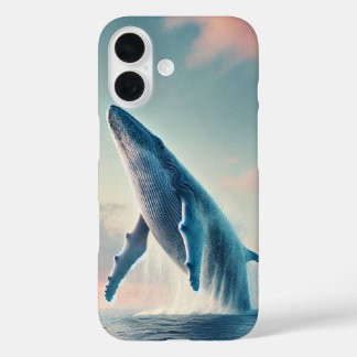Photorealistic Whale Breaching iPhone 16 Case