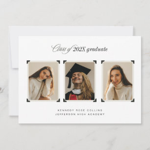 Photos avec Album Corners Graduation Faire-part