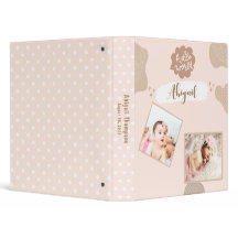Photos Boho Beige Baby Girl 3 Anneau Classeur
