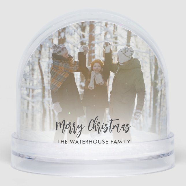 Photos de famille Joyeux Noël Keepsaké personnalis (Avant)