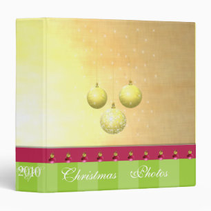 Photos de Noël Lime & Plum Classeur avec bandes