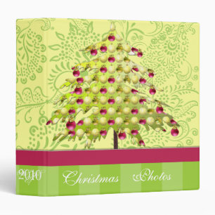 Photos de Noël Lime & Plum Classeur avec bandes