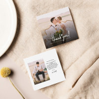 Photos mariages Budget Lettré à la main Carte de r