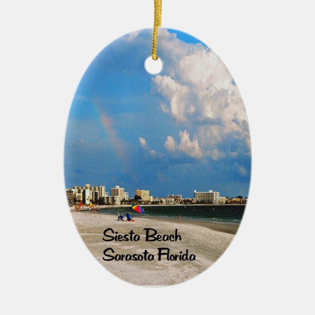 Photos of different areas of the United States Ceramic Ornament (Front)