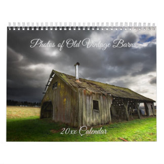 Photos of Old Vintage Barns Calendar