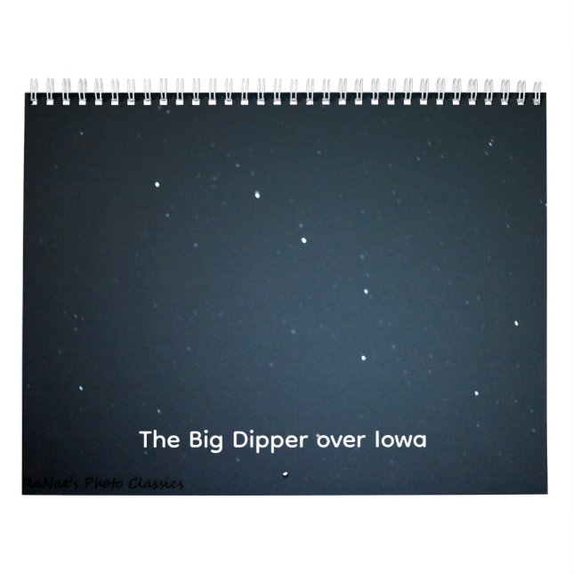 Photos of the Sky /Two Page MediumCalendar, White Calendar (Cover)