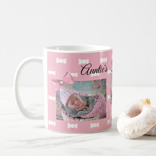Photos personnalisées de tasse de café de Favorite (Avec donut)