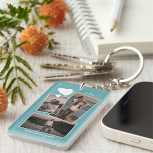 Photos Simples Personnalisées Sur Aqua Turquoise T