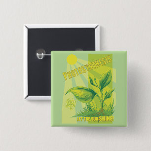 Photosynthesis 2 Inch Square Button