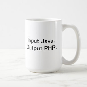 PHP programmer coffee mug