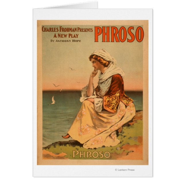 Phroso Woman at Beach Theatrical Poster (Front)