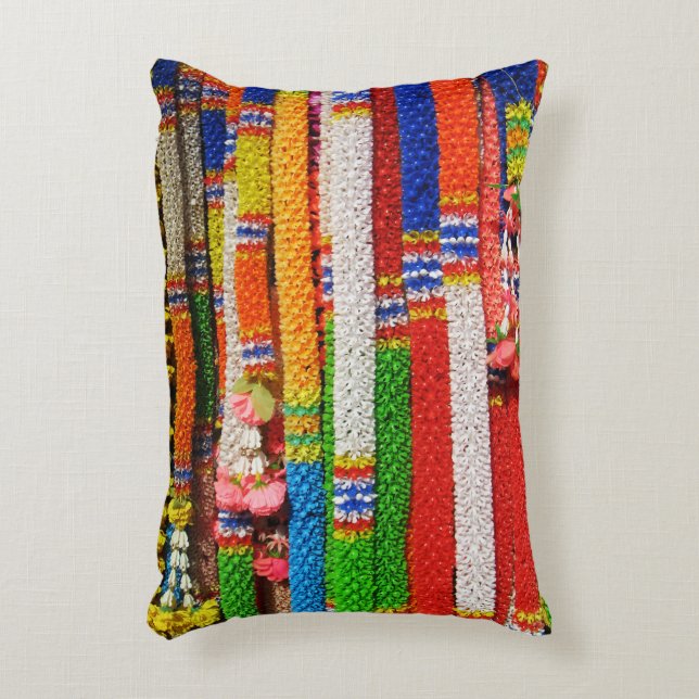 Phuang Maalai - Thai Floral Garland Accent Pillow (Front(Vertical))