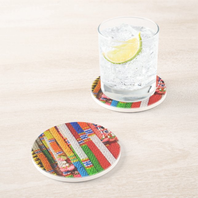 Phuang Maalai - Thai Floral Garland Coaster (Side)