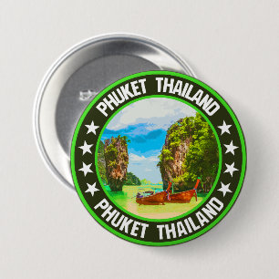 Phuket 3 inch round button