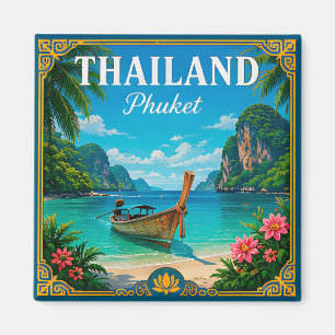 🌴 Phuket Thailand Beach Memory From Island Trip  Magnet