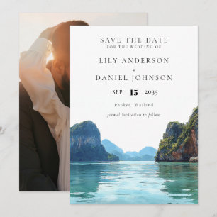 Phuket Thailand Destination Photo Wedding Save The Date