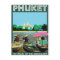 Phuket vintage Travel Poster.
