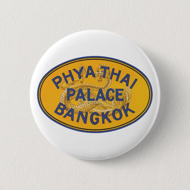 Phya Thai Palace Bangkok 2 Inch Round Button (Front)