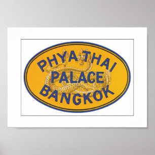 Phya Thai Palace Bangkok (canvas) Poster