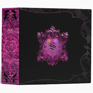 Phylaspring Elegant Beauty Monogram Binder