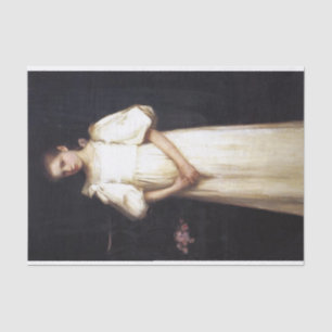 Phyllis Waterlow, by John William Waterhouse 1895 Tissue Paper