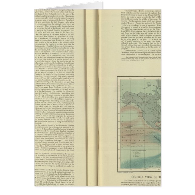 Physical Chart of the Atlantic Ocean continued (Front)