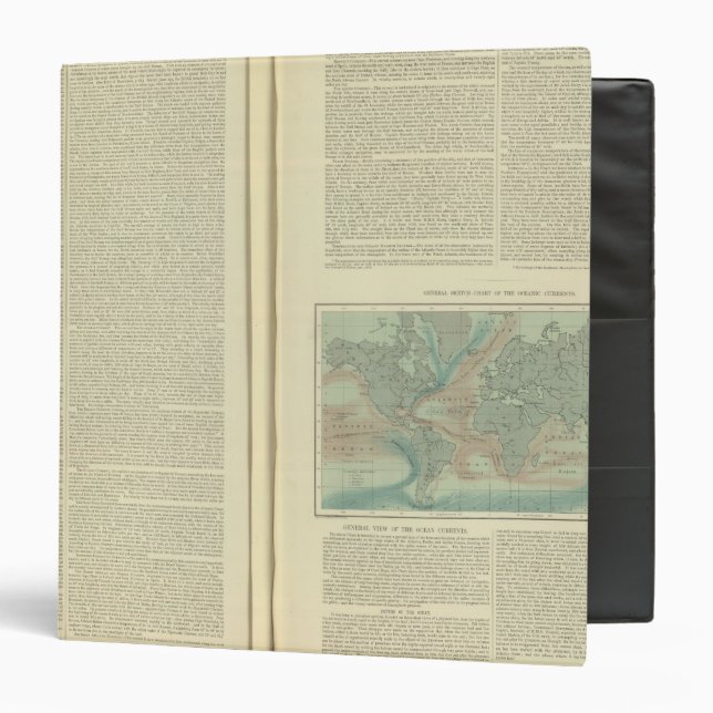 Physical Chart of the Atlantic Ocean continued Binder (Front/Inside)