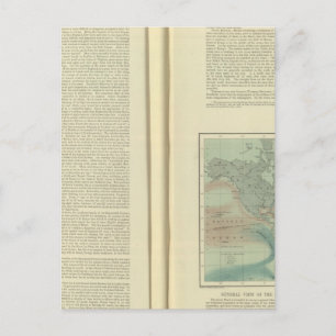 Physical Chart of the Atlantic Ocean continued Postcard