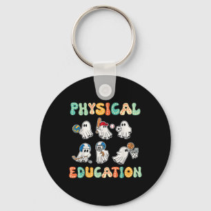 Physical Education Halloween Ghosts Gift For Spook Keychain
