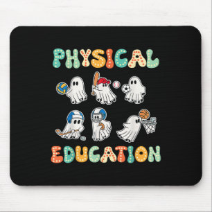 Physical Education Halloween Ghosts Gift For Spook Mouse Pad