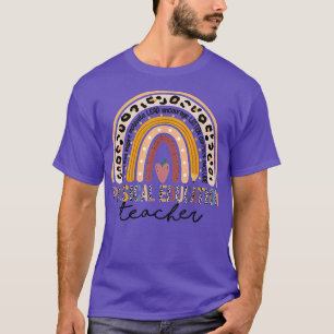 Physical Education Teacher Back To School Rainbow T-Shirt