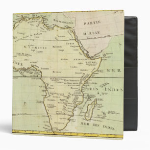 Physical map of Africa Binder