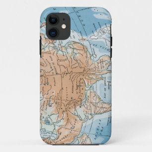 Physical Map of Asia (1916) iPhone 11 Case