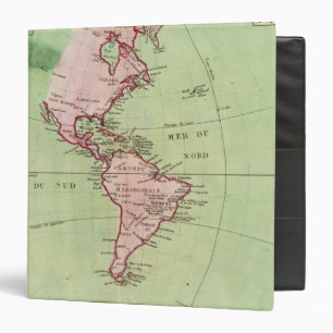 Physical map of the Americas Binder