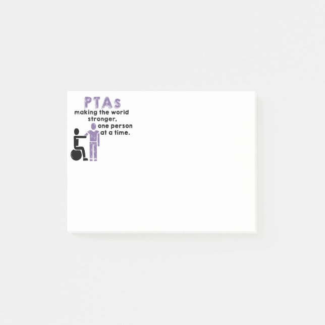 Physical Therapist Assistants Post-it Notes (Front)