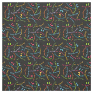 Physical Therapist Black Fabric
