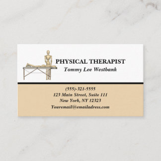 Physical Therapist Business Card