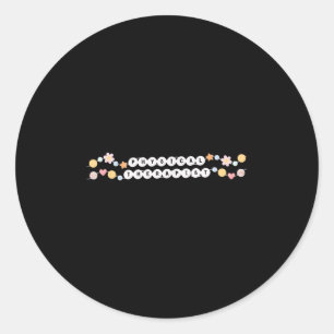 Physical Therapist Friendship Bracelet Pt Pta Ther Classic Round Sticker