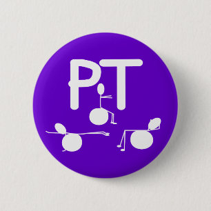 Physical Therapist Gifts Unique Graphics 2 Inch Round Button