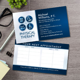 Physical therapist - Physiotherapy Business Card